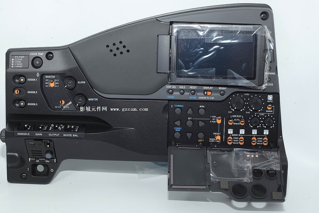 全新索尼PXW-X580 XDCAM摄像机外壳带屏幕总成