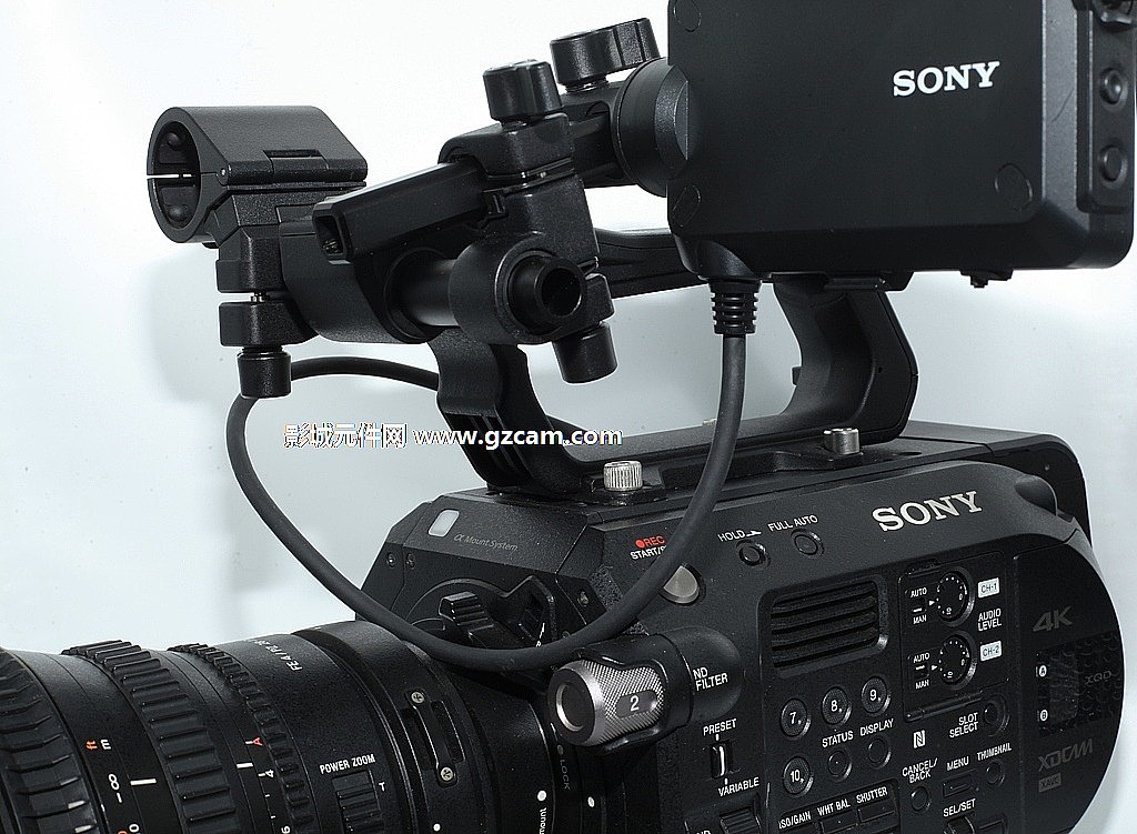 索尼/SONY PXW-FS7M2二代摄像机固定杆带话筒架